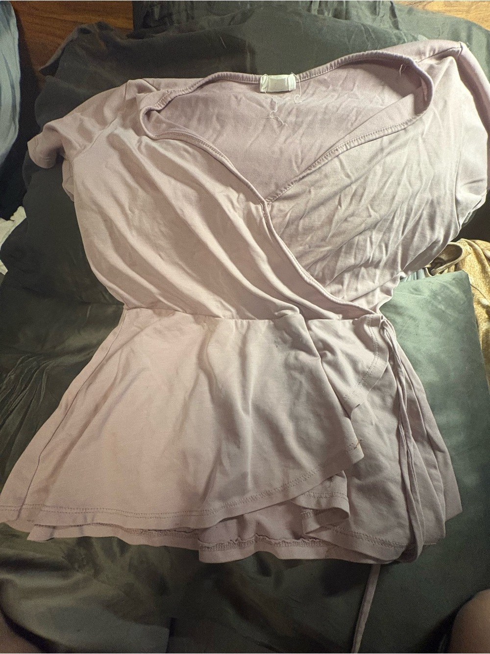 Pink/Lavender Ballet Core Wrap with Peplum Top
